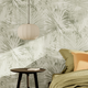 4MURS Papier peint vinyle Yucca Vert de gris Trame