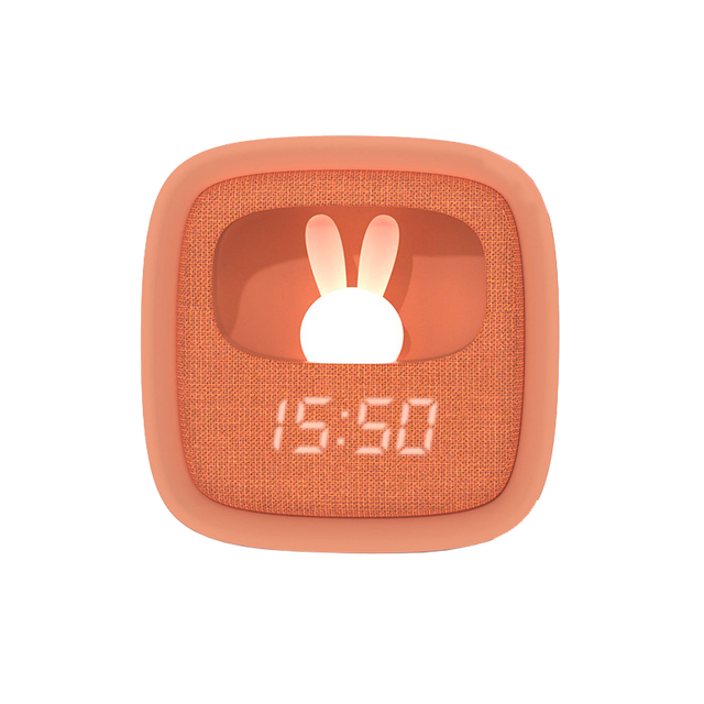 Mobility on Board Réveil MOB BILLY CLOCK VEILLEUSE LAPIN brun