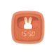 MOBILITY ON BOARD Réveil Mob billy clock veilleuse lapin Brun