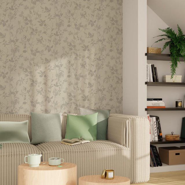 4MURS Papier peint vinyle MARLYN coloris sable clair