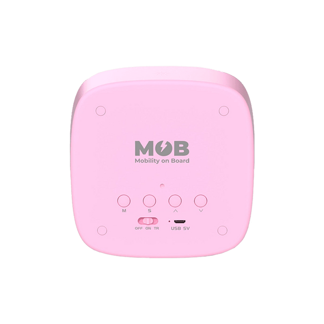 Mobility on Board Réveil MOB BILLY CLOCK VEILLEUSE LAPIN rose hauteur 12 cm