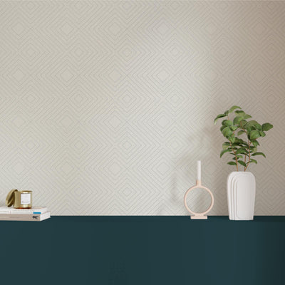 4MURS Papier peint vinyle Elenor Blanc