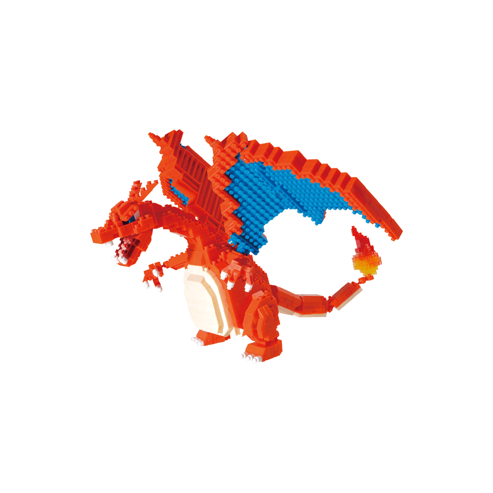 NANOBLOCK Jeu de construction Dracaufeu deluxe Orange