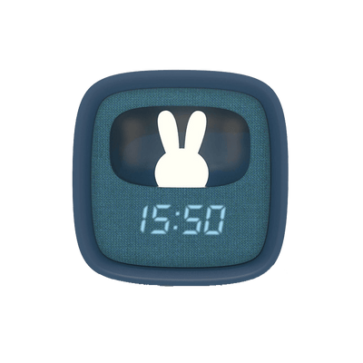 MOBILITY ON BOARD Réveil Mob billy clock veilleuse lapin Bleu marine