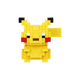 NANOBLOCK Jeu de construction Pikachu deluxe Jaune
