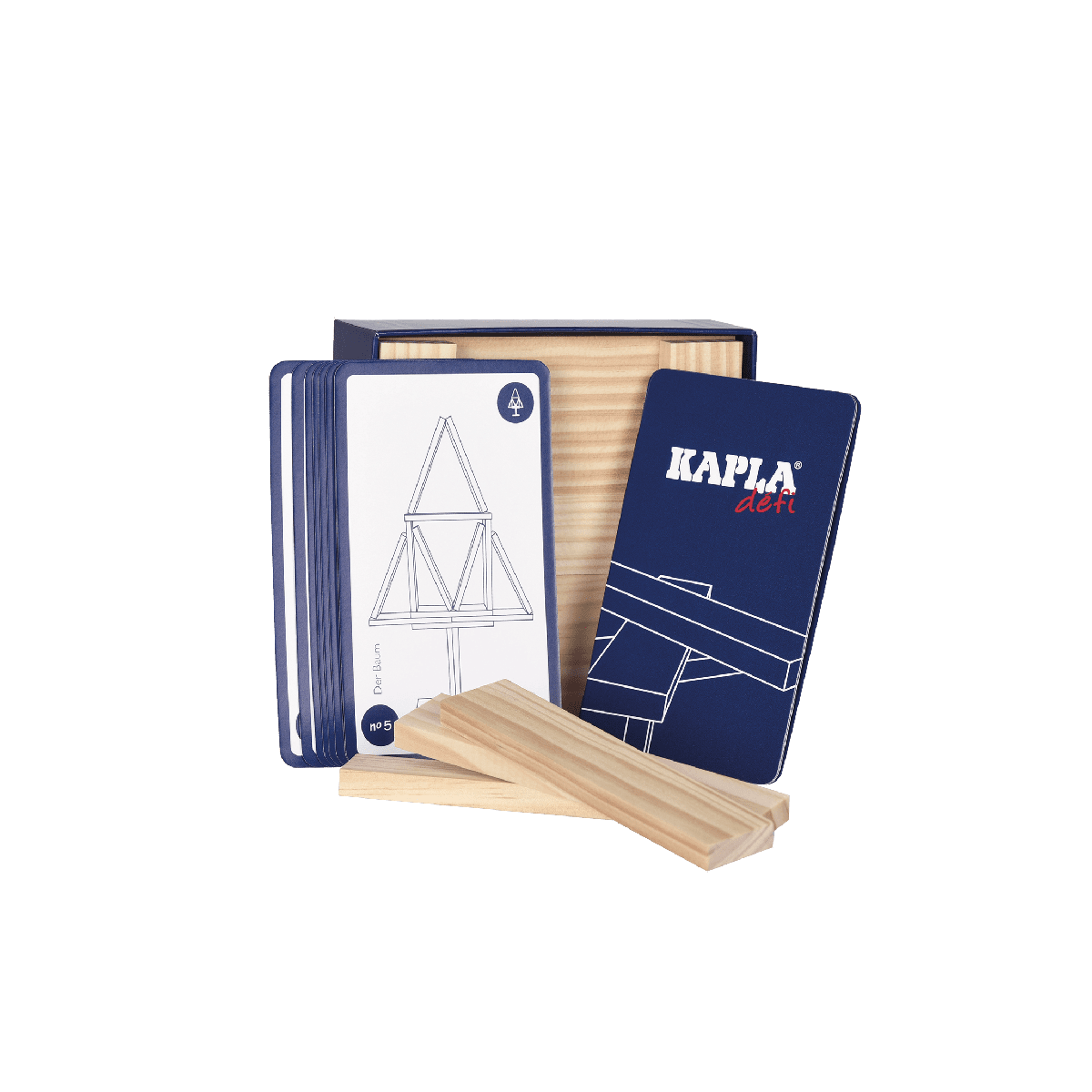 Jeu défi Kapla defi Bleu