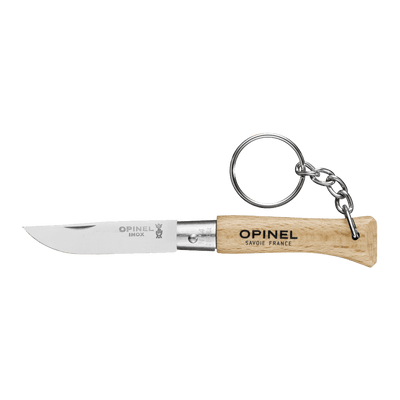 OPINEL Porte-clés N04 hetre inox Beige