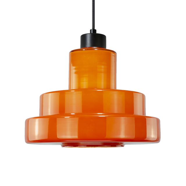 Suspension FOZA coloris orange 20 x 27,5 cm