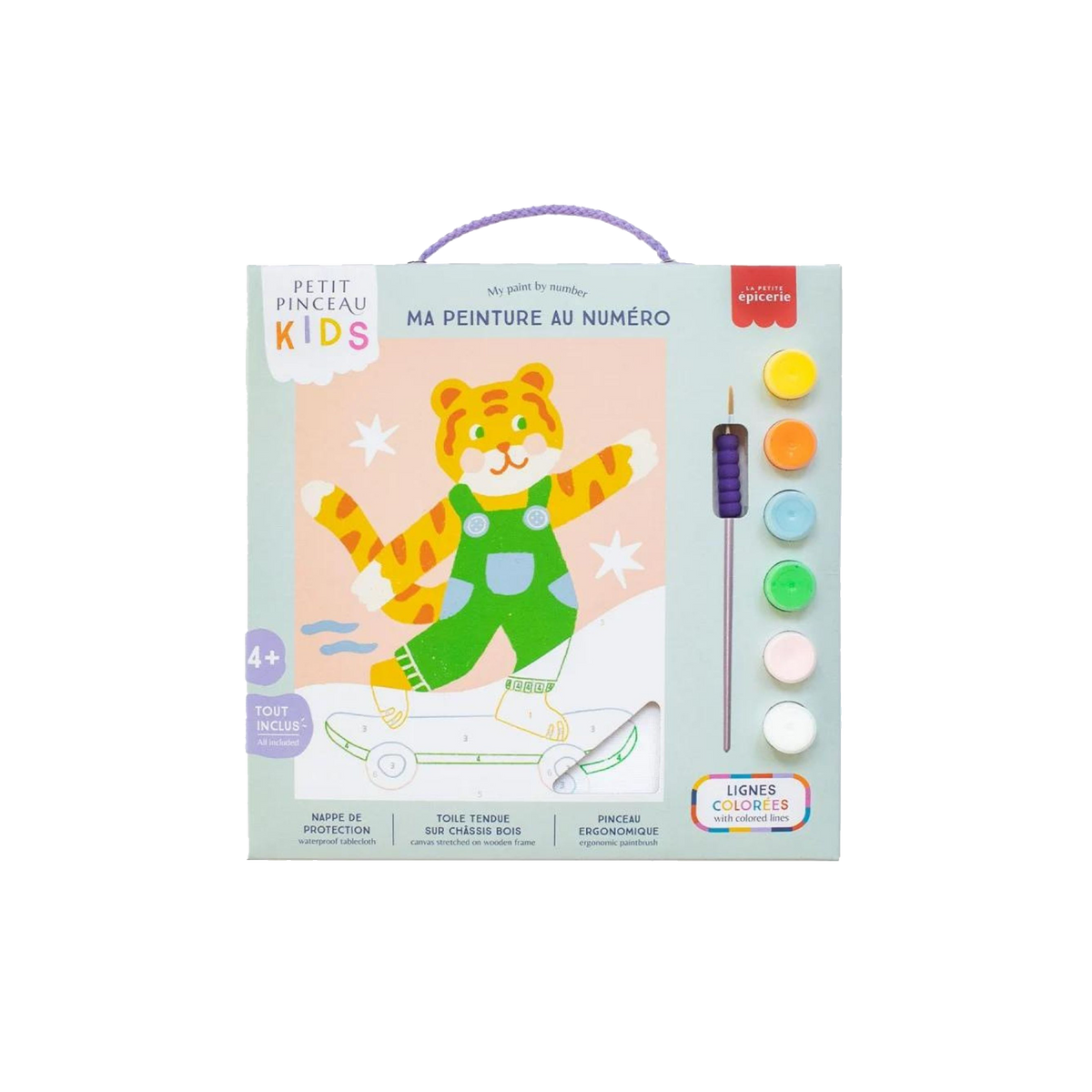 LA PETITE ÉPICERIE Kit de peinture Titi skate Multicolore