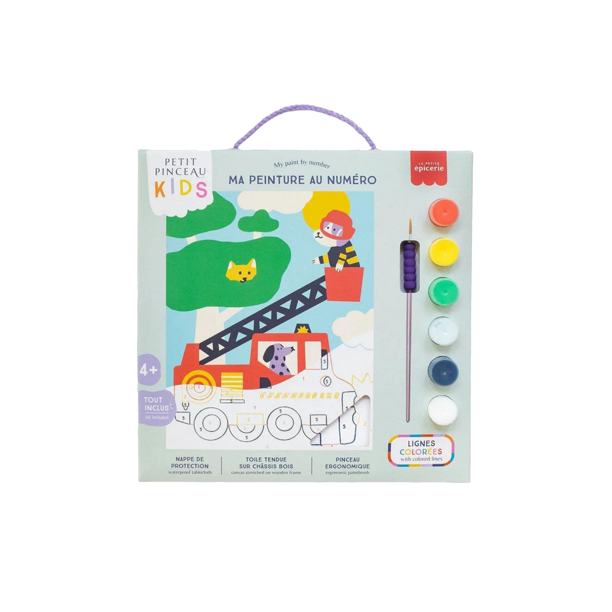 LA PETITE ÉPICERIE Kit de peinture Wouf Multicolore