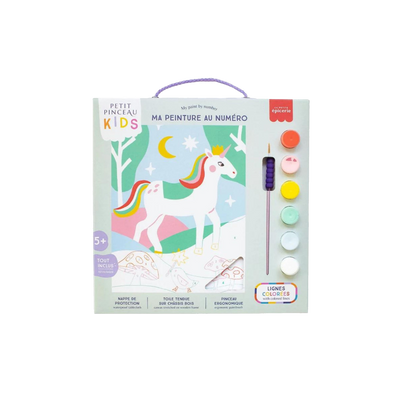 LA PETITE ÉPICERIE Kit de peinture Licorne et piou Multicolore