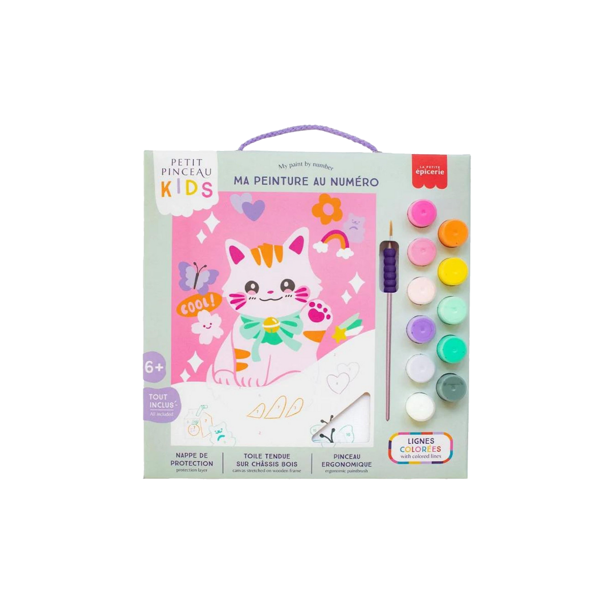 LA PETITE ÉPICERIE Kit de peinture Maneki neko Multicolore