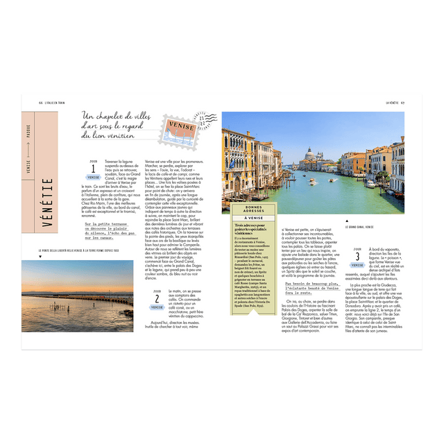 Livre voyage et nature L'ITALIE EN TRAIN