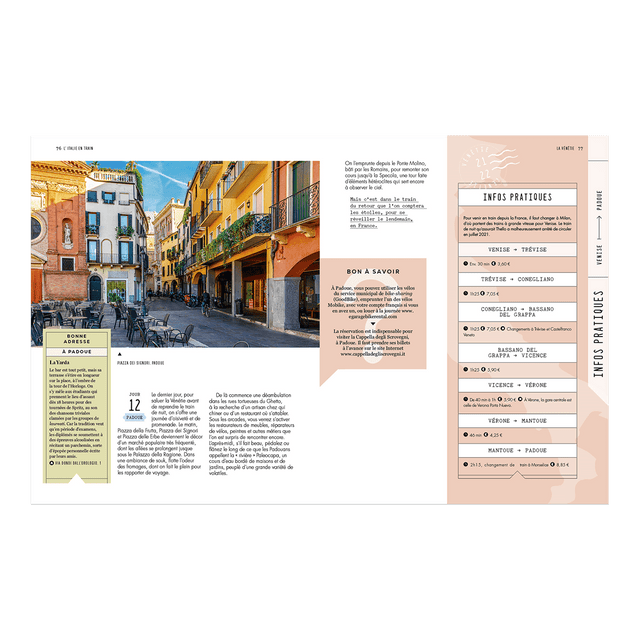 Livre voyage et nature L'ITALIE EN TRAIN