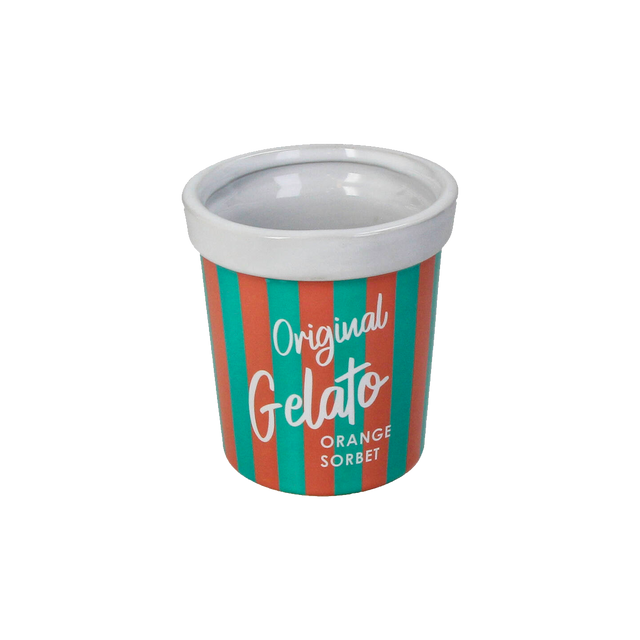 Cache-pot GELATO coloris vert