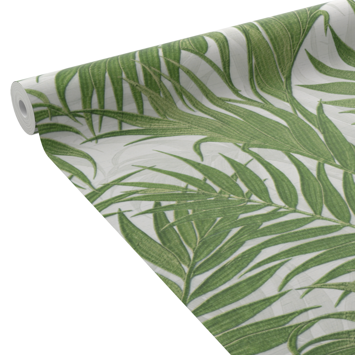 Papier peint intissé Gracie Vert absinthe