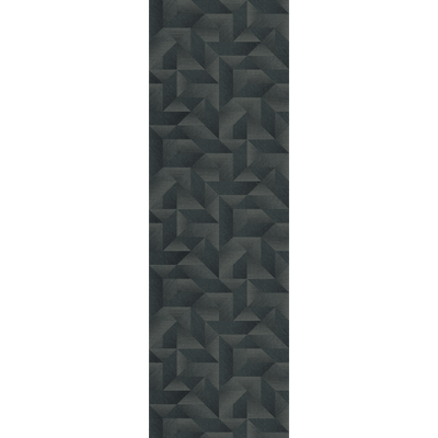 Papier peint intissé Zakary Bleu grisé et taupe