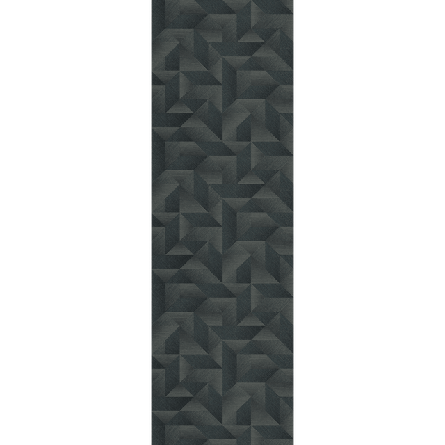 Papier peint intissé ZAKARY coloris bleu grisé et taupe