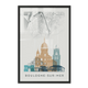 4MURS Image encadrée Map boulogne sur mer Blanc