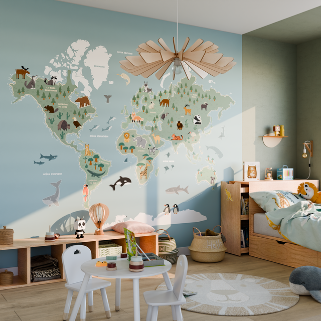 Papier peint panoramique XL AROUND THE WORLD XL 300 x 270 cm