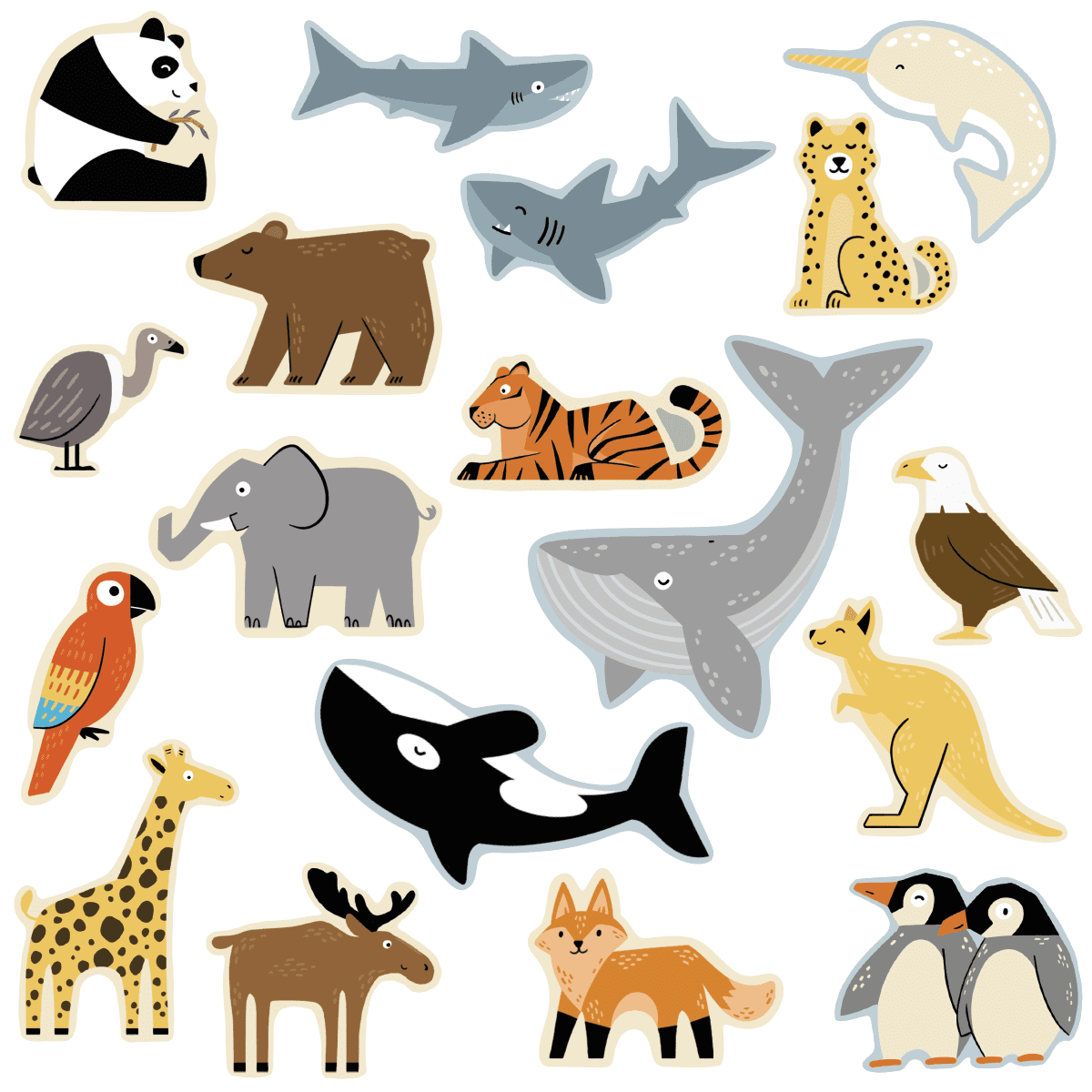 4MURS Papier peint panoramique XL Around the world xl Bleu ciel Mat