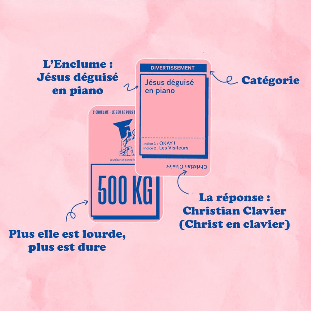 Jeu Enclume l'original Rose