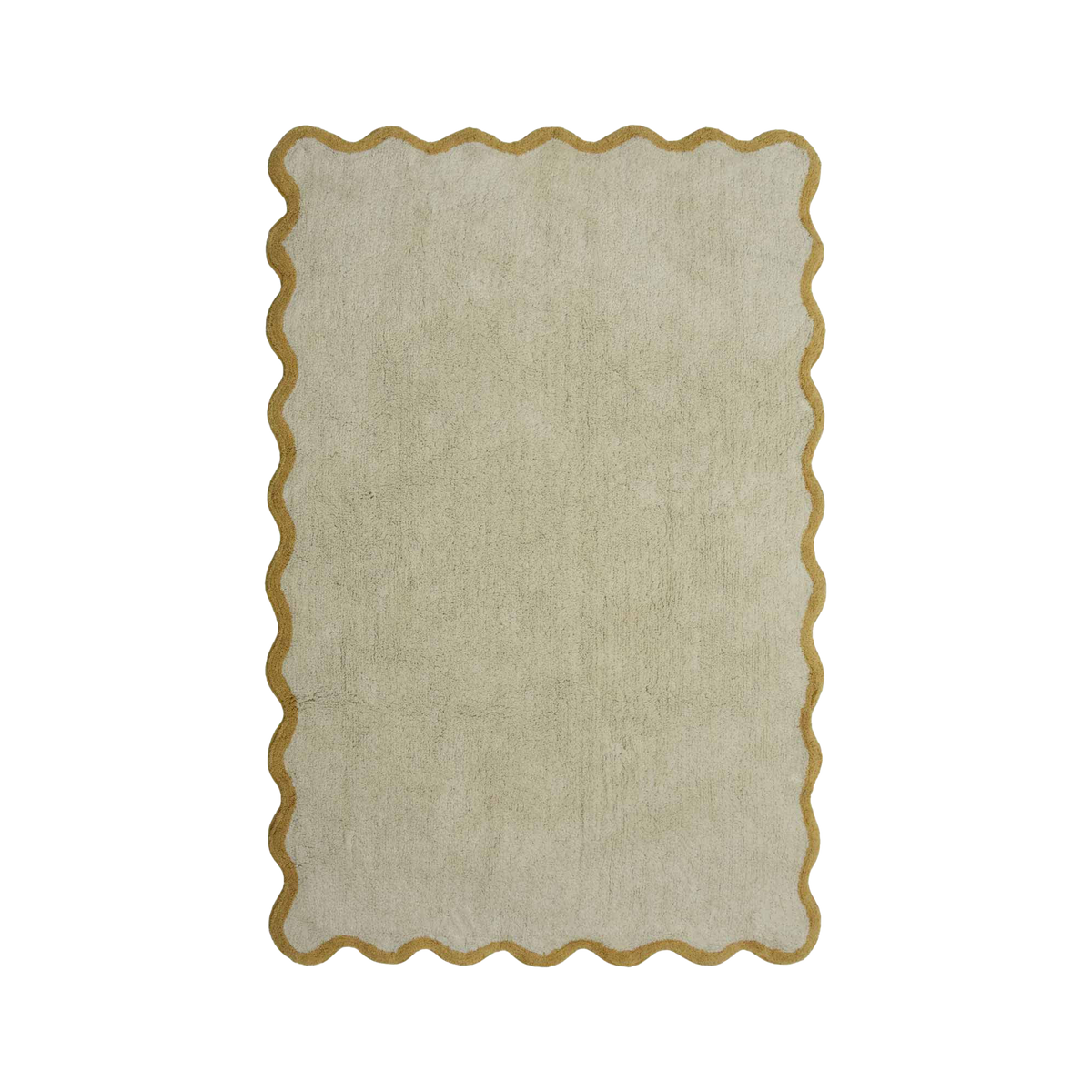 Tapis Bloom Ivoire/moutarde