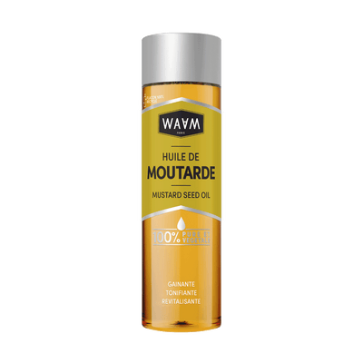 WAAM Huile corps et visage Huile de moutarde Jaune 75ML