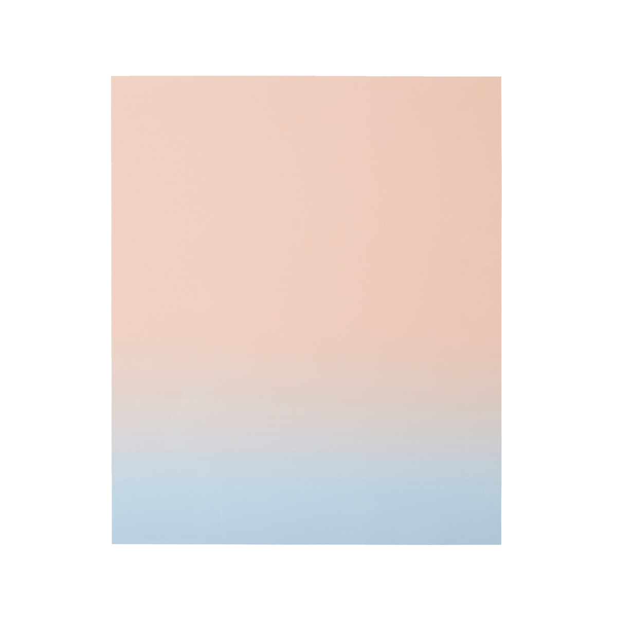 4MURS Tableau en plexiglas Horizon Orange, bleu
