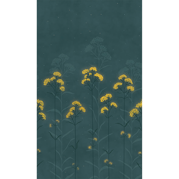 4MURS Papier peint panoramique L Lumio Bleu nuit Mat