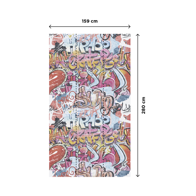 Papier peint panoramique L HIP HOP 159 x 280 cm