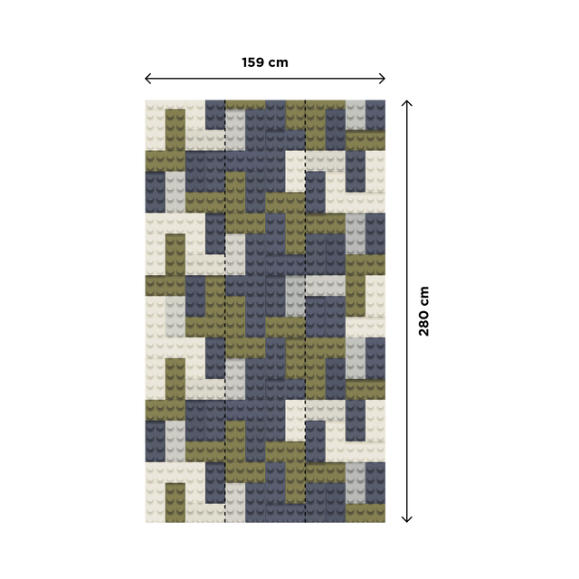 Papier peint panoramique L BRICKET 159 x 280 cm