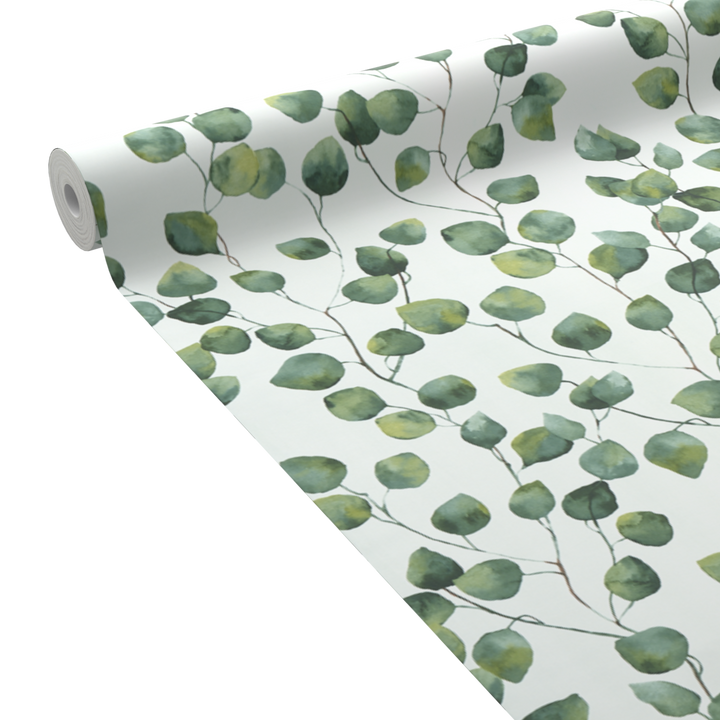 Papier peint intissé pré-encollé Sadée Vert feuille