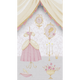 Papier peint panoramique L Princesse rosaly Rose et blanc Satiné