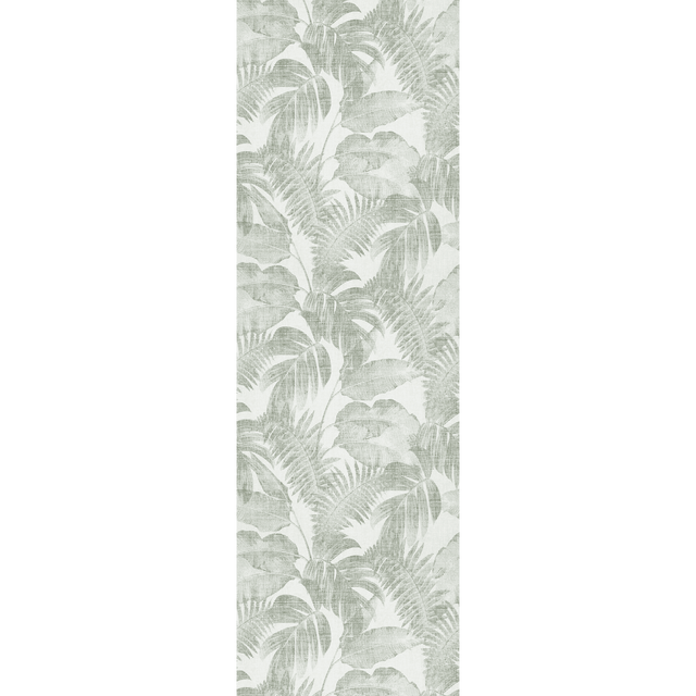 Papier peint intissé pré-encollé ELYMA coloris vert grisé