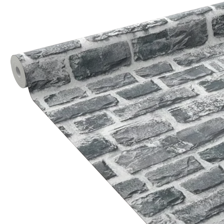 Papier peint intissé pré-encollé Kentucky Gris foncé