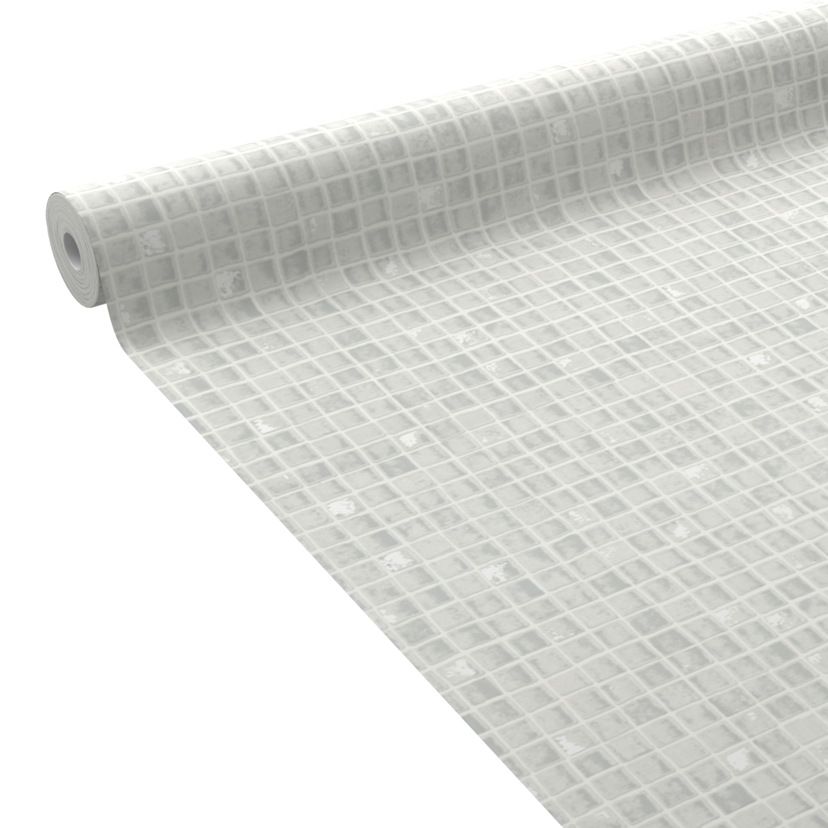 Papier peint intissé Mosaïc Blanc grisé