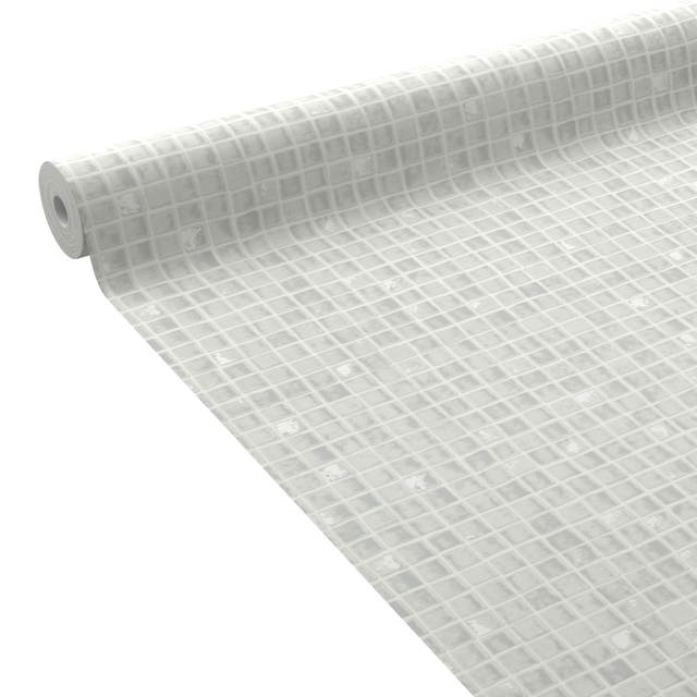 Papier peint intissé MOSAÏC coloris blanc grisé