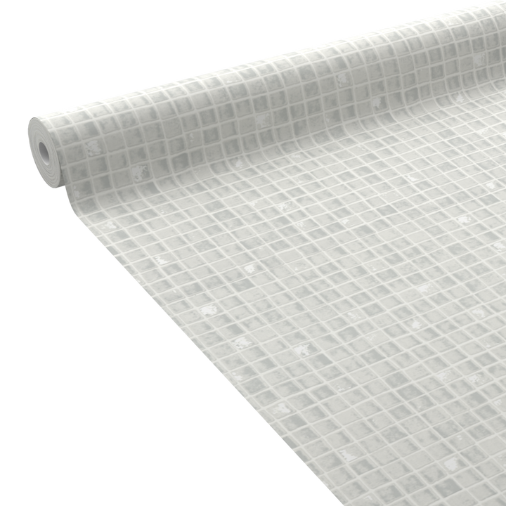 Papier peint intissé Mosaïc Blanc grisé