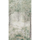 4MURS Papier peint panoramique L Forelia Nuances de vert Satiné