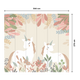 4MURS Papier peint panoramique XL Lollycorn Rose poudré Mat