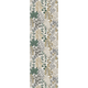 Papier peint intissé Johanna Jaune d'or et vert