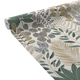 Papier peint intissé Johanna Jaune d'or et vert