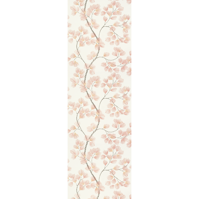 Papier peint intissé ALBIZIA coloris rose poudré