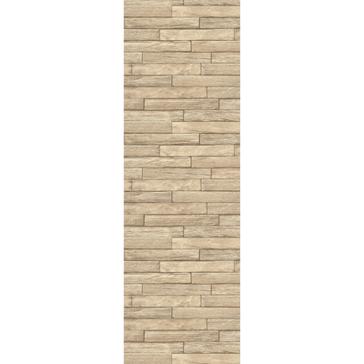 Papier peint intissé Burnt wood Bois clair