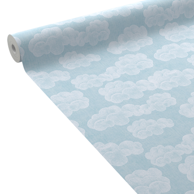 Papier peint intissé Nuvole Bleu ciel