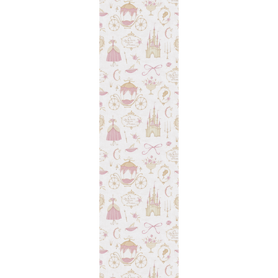 Papier peint intissé Rosaly land Rose dragée