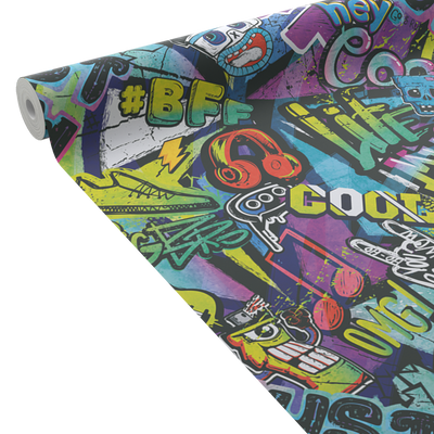 Papier peint intissé Taggy Multicolore