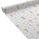 Papier peint intissé Air balloon Beige taupe, rose et bleu