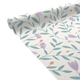 4MURS Papier peint intissé Tulips Mauve et vert émeraude